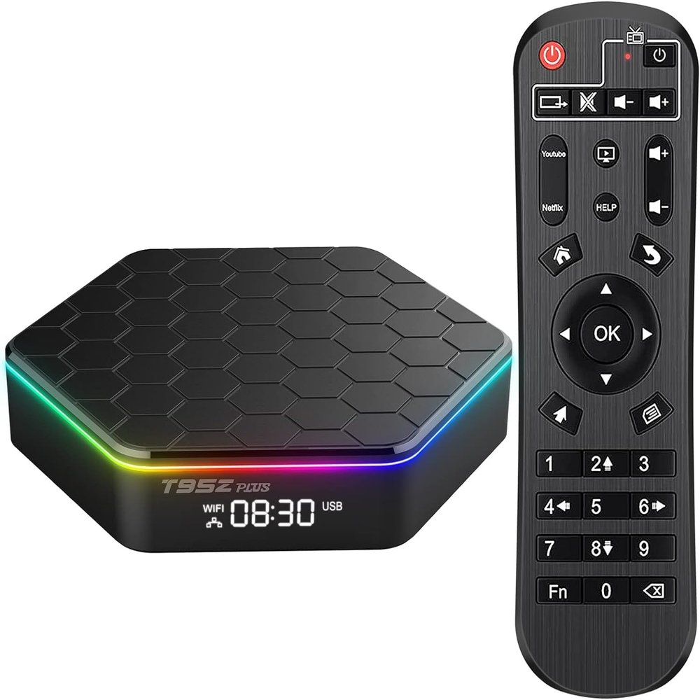 Android TV Box 12.0 4GB RAM 64GB ROM Allwinner H618 Smart Android Box Support HD 6K/H.265 100M Ethernet 2.4/5G Dual WiFi BT 5.0