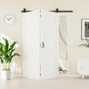 60" x 80" Solid Core Bifold Barn Door, Pre-Assembled MDF 5 Panels Bi Fold Barn Door with 64" Track Kit Included, Crack-Resistant & Water-Resistant Folding Closet Doors, Easy Installation, Paintable view 1