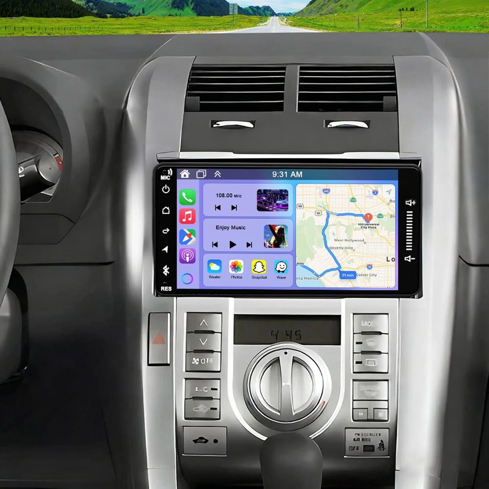 2G+64G Car Stereo for Toyota Scion TC 2005-2010 with Wireless CarPlay and Android Auto, 7" HD Touch Screen Android 14 Double Din Car Radio Head Unit with GPS Bluetooth WiFi FM RDS SWC BT Backup Camera