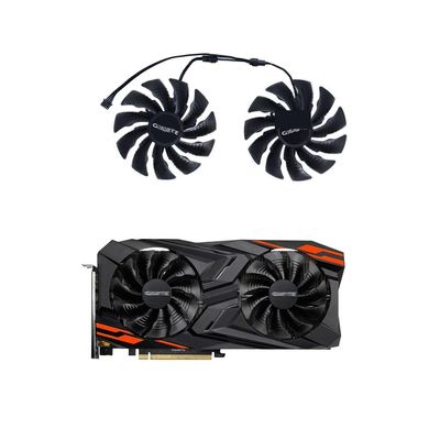 2Pcs/Set,DIY Graphics Cards Fan PLD10015B12H for GIGABYTE RX Vega 64 56 for Gaming OC 8G VGA GPU Video Cooler PLD10015S12H(Type A Fan)