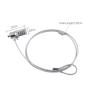 Keenso Notebook PC Laptop Castle Chain Theft of Theft, Assumed Combination Cable, High Strength Locking Memory, Works with All PCs view 2