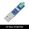 External Sound Card 5pcs 5V Mini PCM2704 CM108 USB Sound Card Power DAC Decoder Board Module for Pi 16 Bits for Windows, Mac,Desktop(PCM2704) view 2