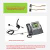 JINPIAOPIAO Professional RJ9 Headsets with Two Noise Cancelling Technology and 330 Rotatable Ear Cushions for Call Centers view 3