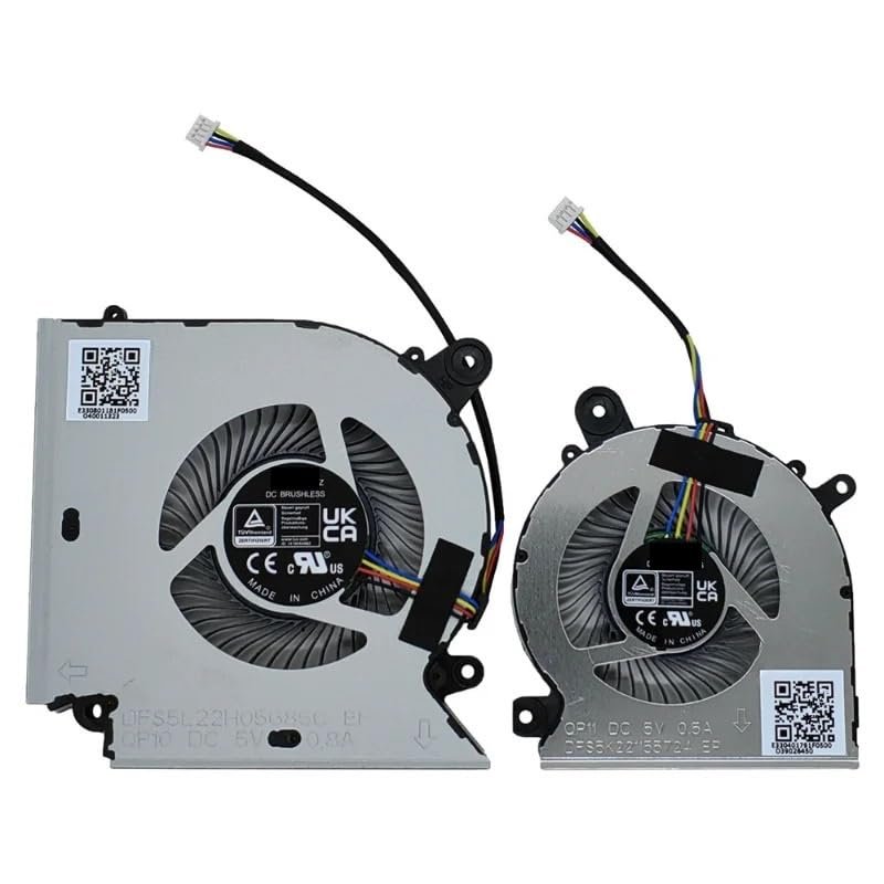 CPU GPU Fan for for MSI GF66 GL66 GF76 MS-1581 1583 PABD08008SH PAAD06015SL Laptop