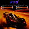 Android 14.0 Smart TV Box 2025, 4GB RAM 128GB ROM TV Box with Dual WiFi 2.4G/5G Ethernet Bluetooth 4.2 Support 4K+ HD Video Playback, Quad-Core Processor for Home Entertainment view 2
