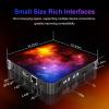 Android 14.0 Smart TV Box 2025, 4GB RAM 128GB ROM TV Box with Dual WiFi 2.4G/5G Ethernet Bluetooth 4.2 Support 4K+ HD Video Playback, Quad-Core Processor for Home Entertainment view 3