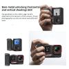 Lightweight Metal Handheld Grip Compatible with Multiple Series of Action Cameras, with Modular Design (Black) view 4