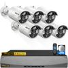 OOSSXX (HD 2.7K 5.0MP with Audio Outdoor Wired Security Camera Systems PoE Outdoor Surveillance Video System view 1