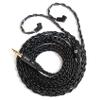 1.5m/4.92ft IEM Cable, KBEAR ST12 MAX 8-strand 4N OFC Silver-plated Upgraded Earphone Cable,14 Core Earbuds Headphone Extension Wire, in Ear Monitor Cord for Audiophile Musician (Black, QDC 3.5MM) view 1