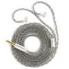 1.5m/4.92ft IEM Cable, KBEAR ST12 MAX 8-strand 4N OFC Silver-plated Upgraded Earphone Cable, 14 Core Earbuds Headphone Extension Wire, in Ear Monitor Cord for Audiophile Musician (Gray, QDC 4.4MM) view 1