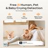 Anona 4K UHD Indoor Camera with 64GB SD Card, Pet/Dog/Baby Security Camera with Phone App, 360 Pan-Tilt, 2.4G/5G Wi-Fi 6, Auto-Tracking, Person/Pet/Baby Crying Detection, Privacy Mode, Two-Way Audio view 4