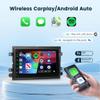 Surakey 7" 2+32GBB Android 15 Car Stereo Radio for Ford Explorer 2006-2010 Head Unit Radio for CarPlay Wireless Android Auto GPS Navigation Touch Screen with Bluetooth WiFi FM RDS SWC Backup Camera view 2