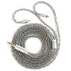 1.5m/4.92ft IEM Cable, KBEAR ST12 MAX 8-strand 4N OFC Silver-plated Upgraded Earphone Cable, 14 Core Earbuds Headphone Extension Wire, in Ear Monitor Cord for Audiophile Musician (Gray, 2PIN 3.5MM) view 1