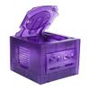 EHAOUU Semi-Transparent Console Shell Compatible with Nintendo GameCube NGC, High-Quality Replacement Housing (Purple) view 1