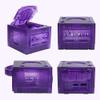 EHAOUU Semi-Transparent Console Shell Compatible with Nintendo GameCube NGC, High-Quality Replacement Housing (Purple) view 2