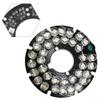 Infrared LED Board 850Nm Wavelength With 36 LEDs For CCTV Night-Vision, Auto Protection Circuit For Security Camera Replacement And Monitoring Applications view 4