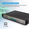 Healuck 1U Firewall Appliance, Core i5 4300M Z87, 8 x i226V 2.5GbE LAN, OPNsense, VPN, 19 Inch 1U Network Rackmount, VGA, Console, USB3.0, DDR3L 0G RAM 0G SSD view 4