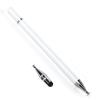 3-in-1 Professional Stylus Pen, White Metal Barrel, Capacitive Touch Screen Compatible with Mobile Phones and Tablets, Digital Calendar and Video Editing view 2