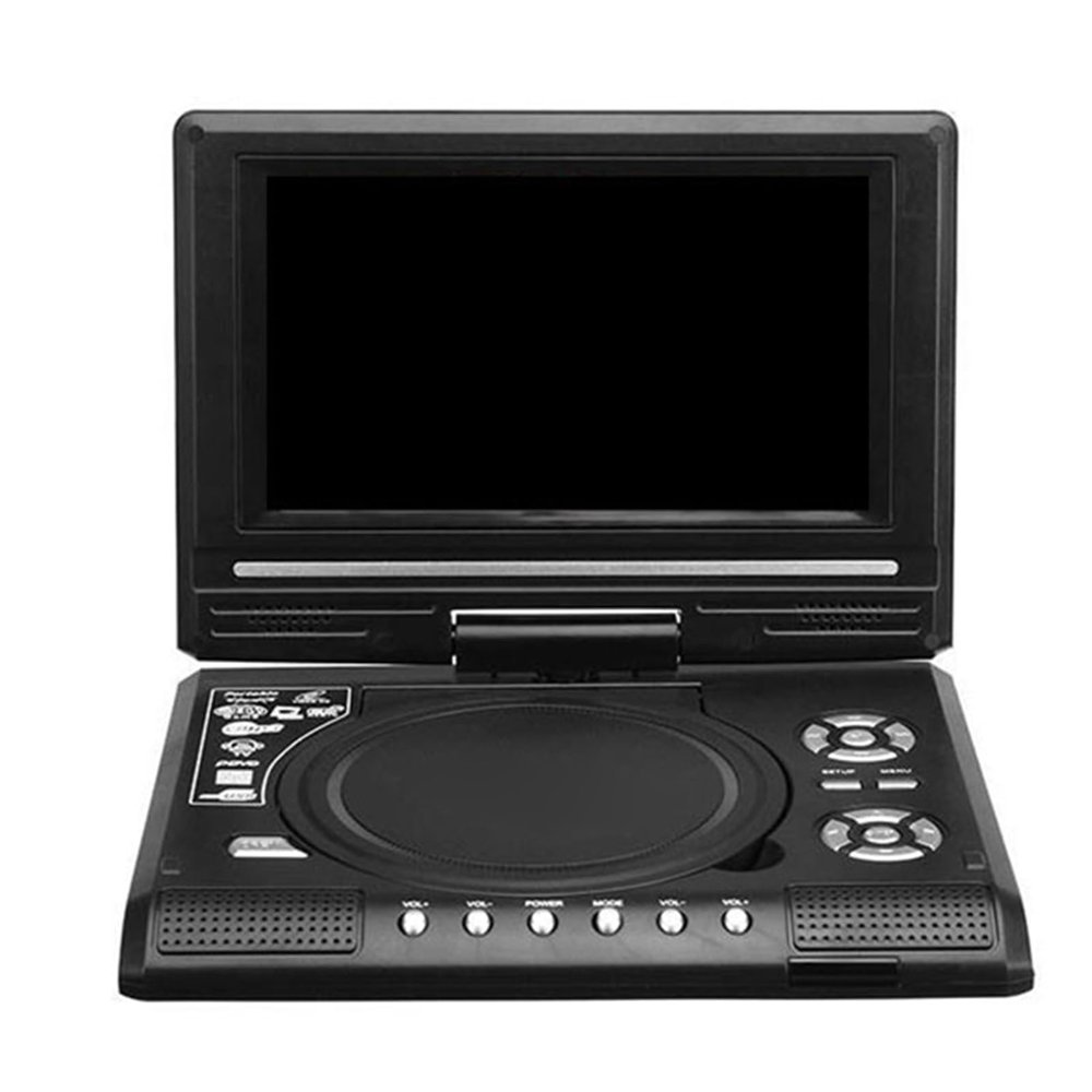 Splenssy 7.8 Inch DVD Player 16:9 Widescreen 270 Rotatable DVD Player Support for Game Function