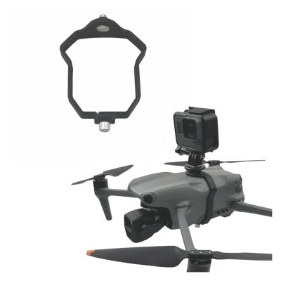 Chuhals for Sports Camera Top Bottom Mount Holder Fixed for Gopro All Series Action 5 3 2 1 for DJI Air for 3S Drone(Top Holder)