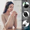 ANCAMITA Noise Cancelling Headphones, 50 Hours Wireless On Ear Headphones, Foldable Headphones, HiFi deep bass, Customized EQA, Multi Language Translation, Suitable for Travel, Work view 4