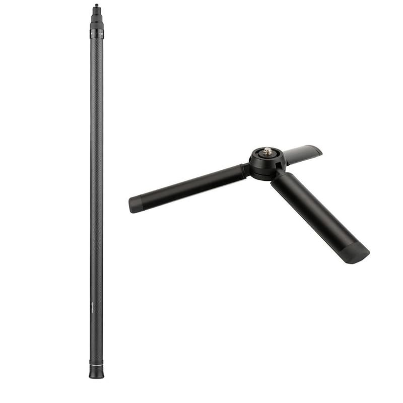 Chuhals 1.5M Holder Carbon Fiber Selfie Stick Monopod Metal Tripod for DJI Pocket 3 for gopro Hero Action 4 2 Camera