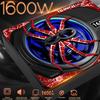 1600W 10" Slim Under Seat Subwoofers with Built-in Amp | LED Ambient Light, Deep Bass, Individual Controls (LPF/Gain/Bass Boost), High Output Distortion-Free Audio, Suitable for All Vehicle Models view 2