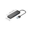 Angoily USB Hub High-Speed USB Extension Splitter with Cable for Laptop Plug and Play Compatible view 2