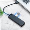 Angoily USB Hub High-Speed USB Extension Splitter with Cable for Laptop Plug and Play Compatible view 4