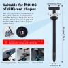 Cable Tie Buckle,Uv Resistant Car Zip Ties Clips,Self Locking Cable Strap,Heavy-Duty Self-Locking Nylon Zip Ties (200) view 2