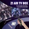 Z1 Air Android 10.0 TV Box, 4K Ultra HD Smart Box for TV with 2.4GHz+5GHz WiFi, Internet Channel Box TV Device, H313 Quad-core, USB 2.0, Bluetooth Voice Remote Control, Compact and Powerful view 2