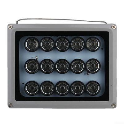 Infrared Fill Light, 850nm Waterproof Illuminator with 90 Viewing Angle, IP66 Rated for Outdoor CCTV Security Cameras Night Use(12V)