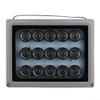 Infrared Fill Light, 850nm Waterproof Illuminator with 90 Viewing Angle, IP66 Rated for Outdoor CCTV Security Cameras Night Use(12V) view 1