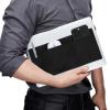 3-Pocket Organizer Mouse Holder for Laptop Stick on External Hard Drive SSD Holder Sleeve Computer Accessories Stick on Pouch Organizer Adhesive Pocket Storage Sleeve for Mouse HDD SSD Cables view 1