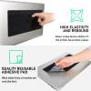 3-Pocket Organizer Mouse Holder for Laptop Stick on External Hard Drive SSD Holder Sleeve Computer Accessories Stick on Pouch Organizer Adhesive Pocket Storage Sleeve for Mouse HDD SSD Cables view 3