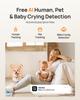 Anona 4K UHD Indoor Camera with 256GB SD Card, Pet/Dog/Baby Security Camera with Phone App, 360 Pan-Tilt, 2.4G/5G Wi-Fi 6, Auto-Tracking, Person/Pet/Baby Crying Detection, Privacy Mode, Two-Way Audio view 4