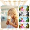 Digital Camera, 2026 FHD 4K Autofocus Digital Camera with 64GB SD Card 16X Digital Zoom, Gold Cameras for Photography Portable Compact Point and Shoot Camera for Teens Adult Kids Gift view 4