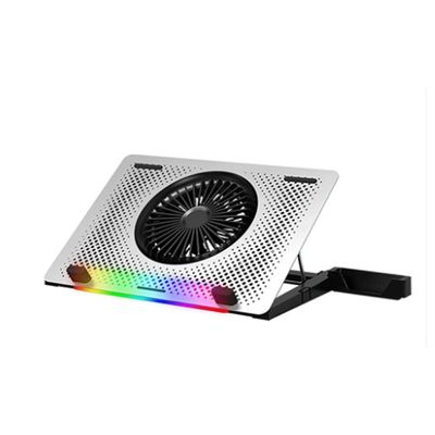 EWUROI Steel Mesh Panel LED Fan Adjustable Speed Control 10 "-17" Laptop Cooling Pad, Bracket