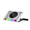 EWUROI Steel Mesh Panel LED Fan Adjustable Speed Control 10 "-17" Laptop Cooling Pad, Bracket view 1