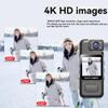 Centromio WiFi Mini Camera 4K HD Digital Video Recorder 180 Rotatable Lens Portable Action Camera Recorder 32G view 2