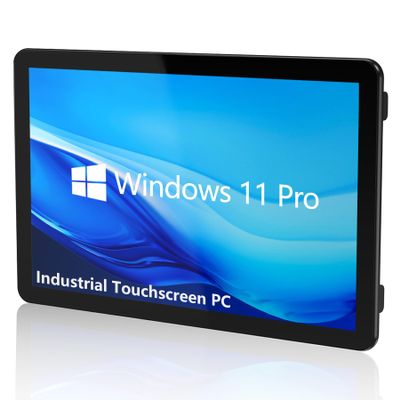 NORQIN 23.6" All-in-one Industrial Panel PC,Windows 11 pro IP65 Touchscreen