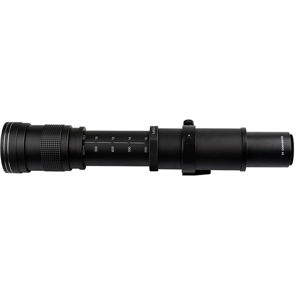Compatible for Canon RF Mount 420-1600mm F8.3 Full Frame Medium Telephoto Zoom Lens(Black,EF)