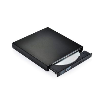 ASAKKURA Portable External DVD CD Drive USB Interface Compatible with Windows to Plug and Play Optical Rw Disk Reader for Laptop Desktop Black