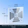 Camera Resolution Test Chart, Optical Microscope Sharpness and Resolution Test Card, Calibration Target Chart, Accuracy 0.5um/1um, for Scientific and Industrial Inspection(1um) view 2