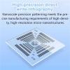 Camera Resolution Test Chart, Optical Microscope Sharpness and Resolution Test Card, Calibration Target Chart, Accuracy 0.5um/1um, for Scientific and Industrial Inspection(1um) view 4