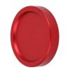 ASHATA M48x0.75mm Threaded Lens Dust Cap, Aluminum Alloy CNC Metal Eyepiece Cover for Telescopes Cameras, Red view 1