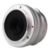 Compatible for Sony E Mount 35mm F1.6 APS-C Manual Focus Prime Lens(Silver,M4/3) view 4