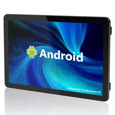 NORQIN 21.5 inch Android 14 Industrial Embedded Interactive Touchscreen Panel PC,Capacitive Multi-Touch Tablet with Front IP65 Monitor,WiFi & BT,HDMI/USB Ports for Kiosks,Factory(4GB RAM,64GB SSD)
