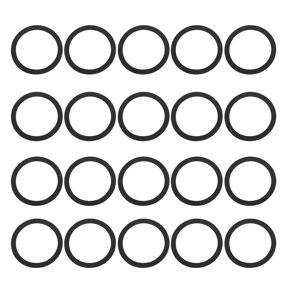 20Pcs Speaker Sealing Gasket EVA Shock Proof Anti Slip Noise Reduction Seal Washer for Portable Speaker Subwoofer