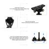 Video C Stabilizer, SLR Handheld C Stabilizer, Quick Shake Shock Absorption with Height 30 40CM, vable Weights for DSLR view 3